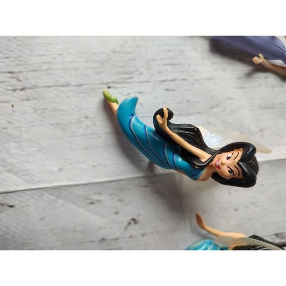 Disney Tinkerbell Fairies Lot of 6 Figures PVC Toy Cake Topper Multicolor - Picture 5 of 11